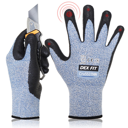 Level 5 Cut Resistant Gloves Cru553 Thin