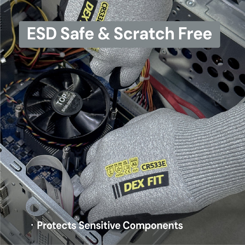Load image into Gallery viewer, DEX FIT Cut Resistant Work Gloves A3 CR533E