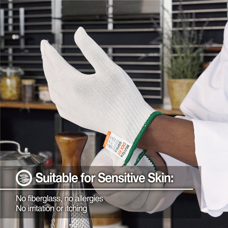 Load image into Gallery viewer, DEX FIT SSF913 Steel Fiber Cut Resistant Gloves, Food Grade