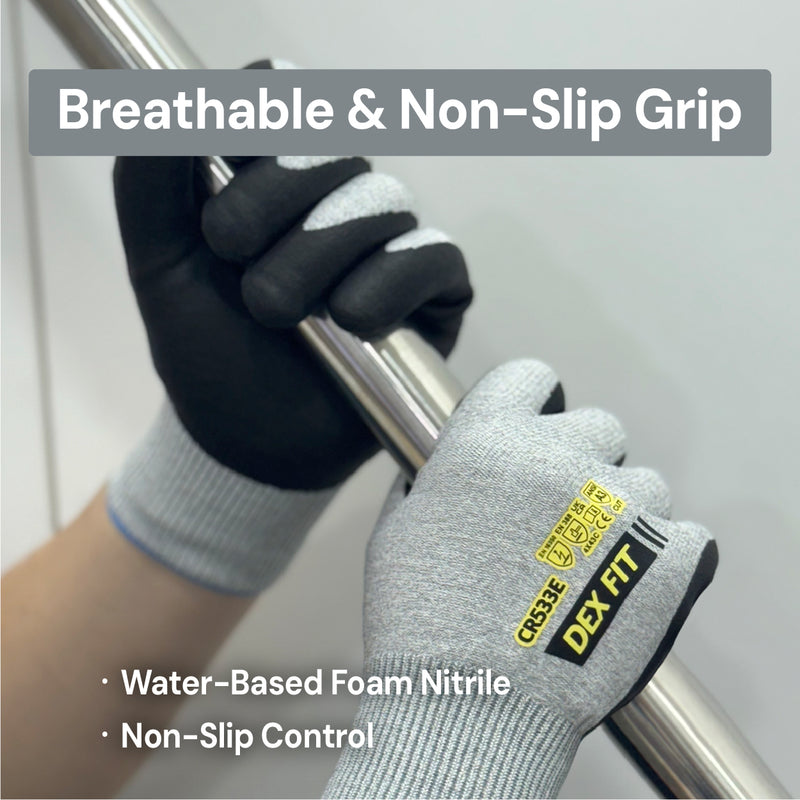 Load image into Gallery viewer, DEX FIT Cut Resistant Work Gloves A3 CR533E