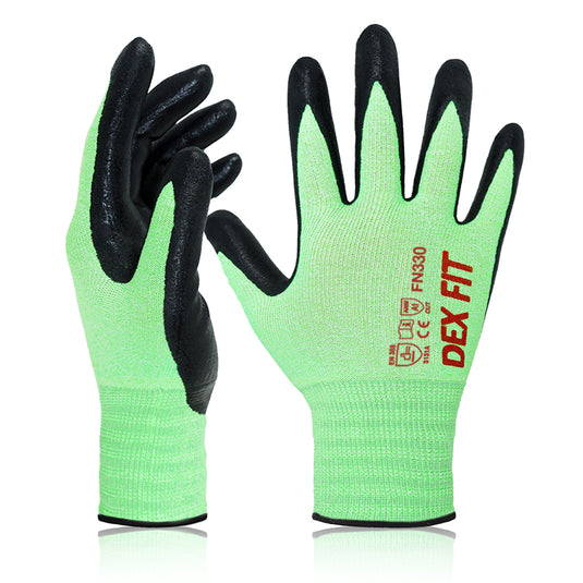 cut resistant glove, best cut resistant glove, dex fit, fn330, touchscreen capable, gardening, warehousing, general work