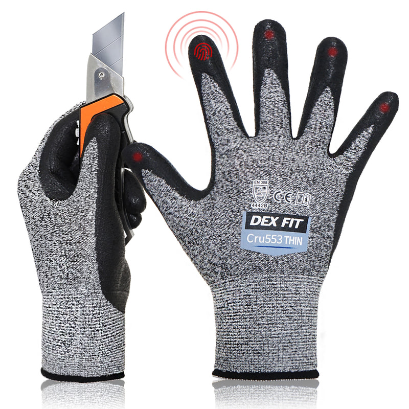 Load image into Gallery viewer, Level 5 Cut Resistant Gloves Cru553 Thin
