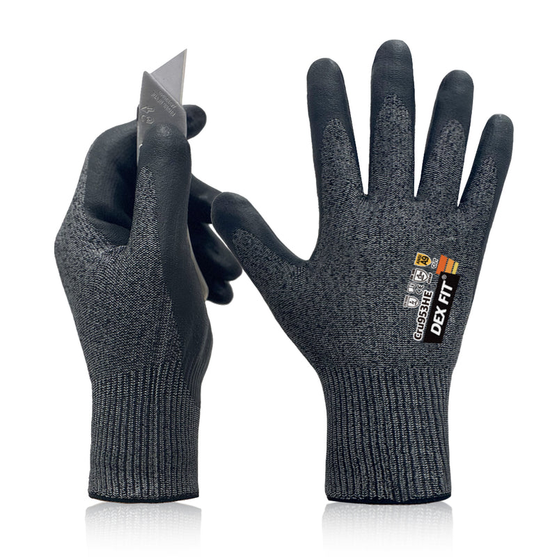 Load image into Gallery viewer, DEX FIT CRU953HE ANSI A9 Cut Resistant Work Gloves
