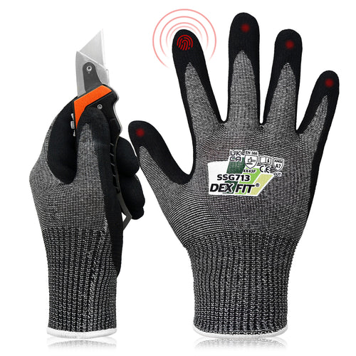 DEX FIT Level 7 Cut Resistant Gloves SSG713 - Steel Fiber Protection