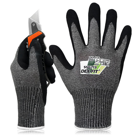 DEX FIT Level 7 Cut Resistant Gloves SSG713 - Steel Fiber Protection