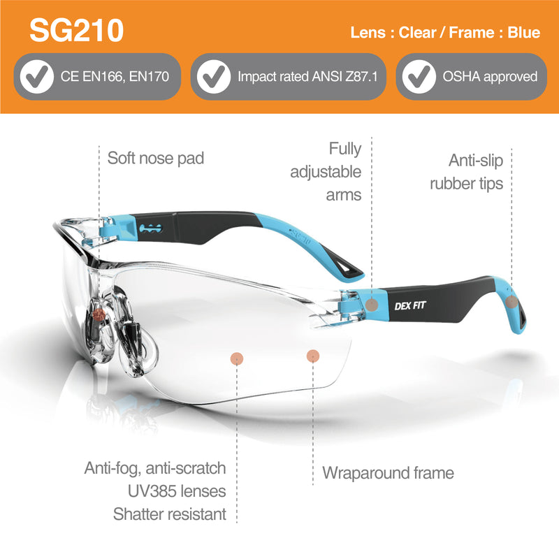 Load image into Gallery viewer, Safety Glasses SG210
