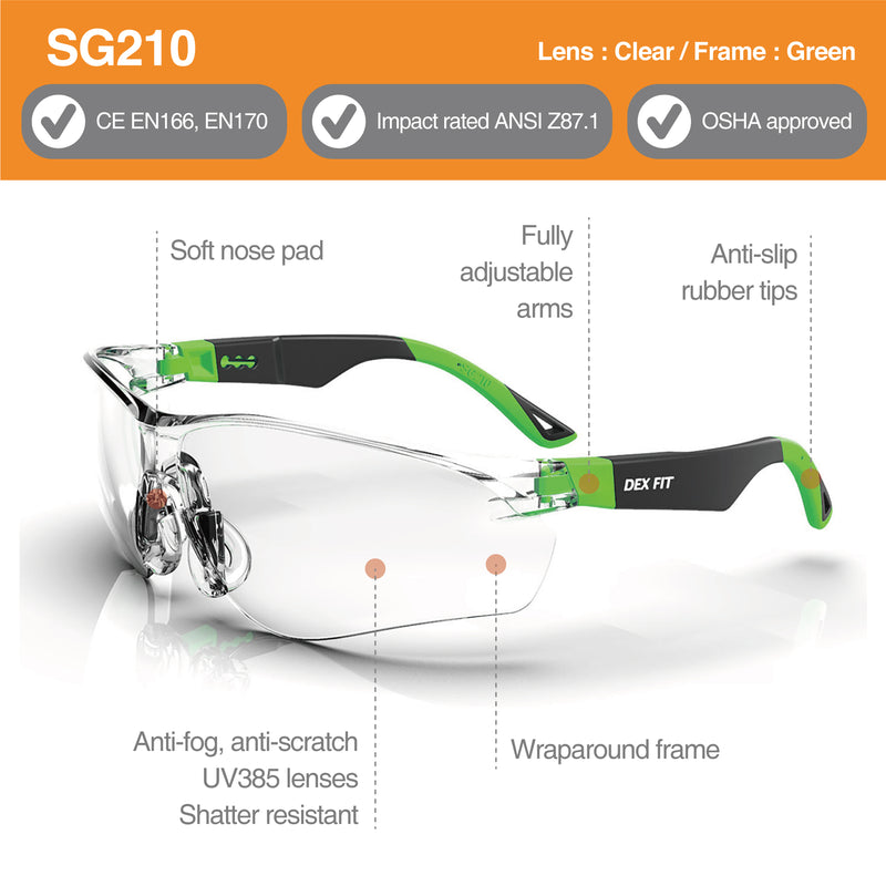 Load image into Gallery viewer, Safety Glasses SG210
