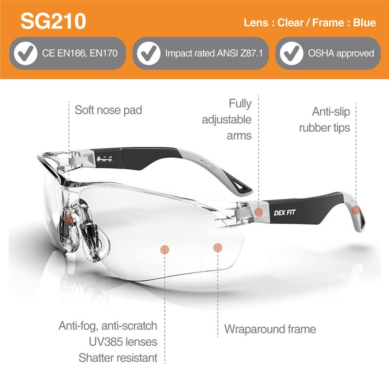 Load image into Gallery viewer, Safety Glasses SG210
