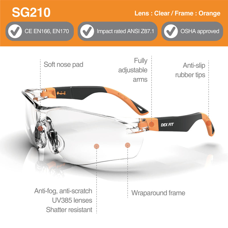 Load image into Gallery viewer, Safety Glasses SG210
