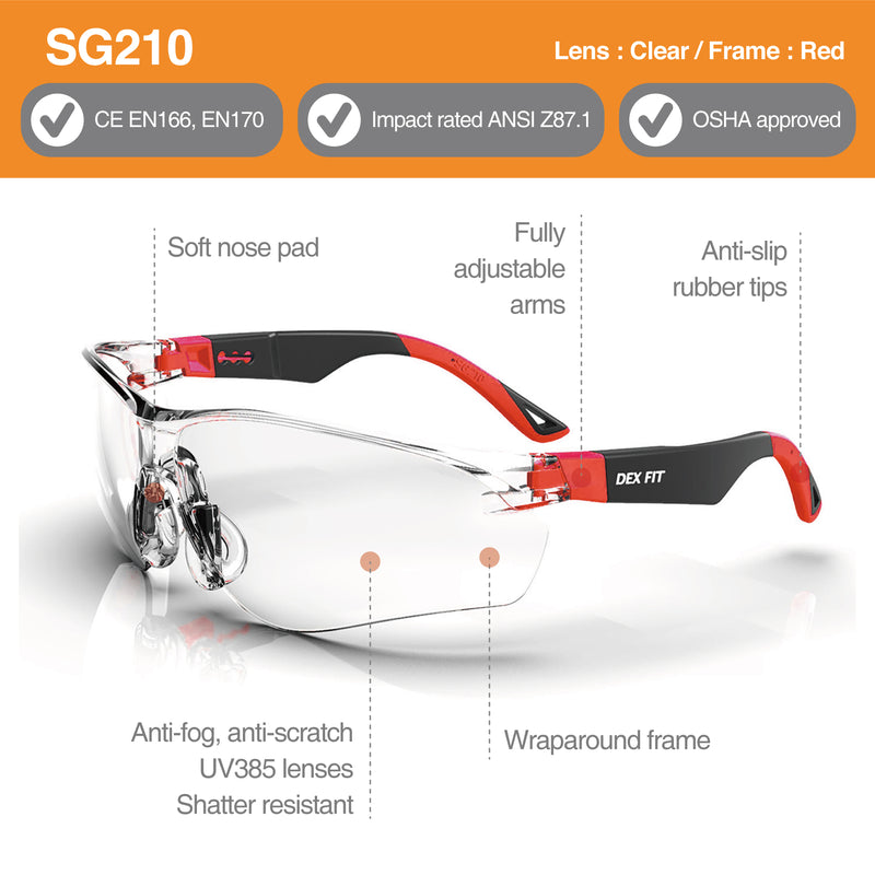 Load image into Gallery viewer, Safety Glasses SG210
