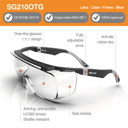 Safety Over Glasses SG210 OTG