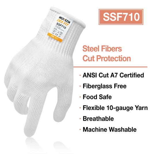 Protective Cut Resistant Gloves Level 5 Certified Safety Protection Kitchen  Meat Cut Wood Carving Cut Proof Stab Butcher 