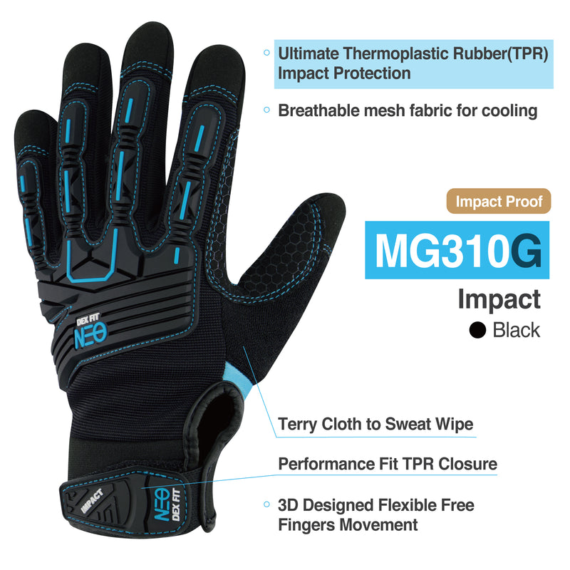 Load image into Gallery viewer, DEX FIT MG310G Impact Resistant Gloves
