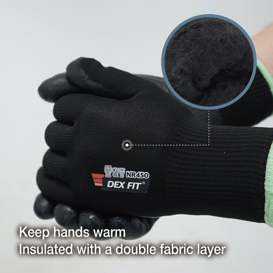 Warm Fleece Work Glove NR450 Double