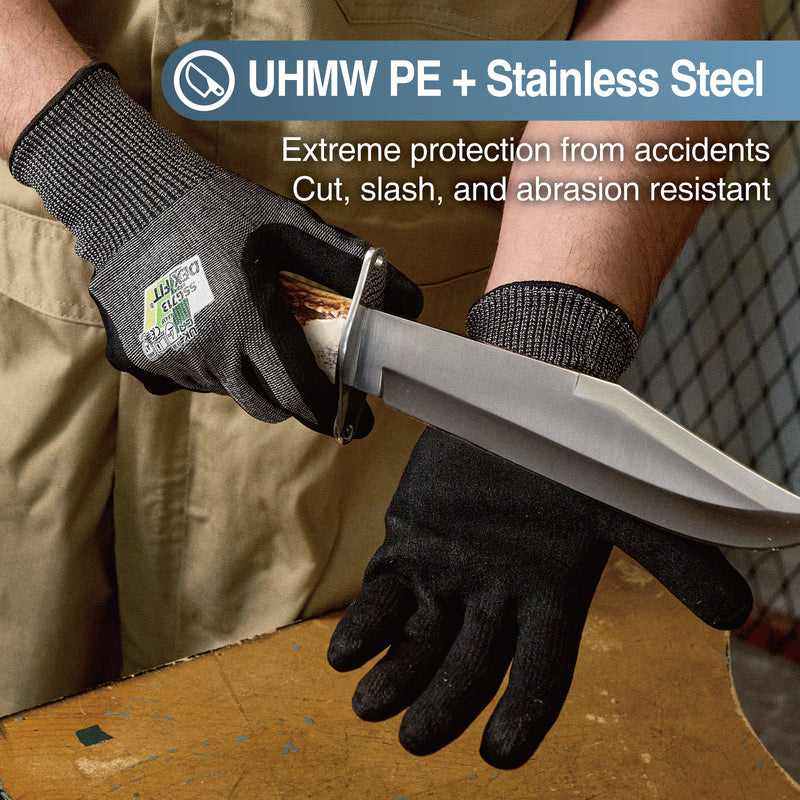 Load image into Gallery viewer, DEX FIT Level 7 Cut Resistant Gloves SSG713 - Steel Fiber Protection
