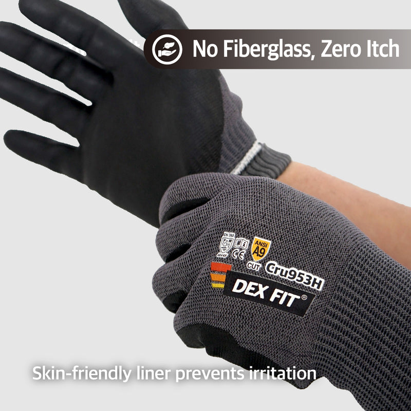 Load image into Gallery viewer, DEX FIT CRU953HE ANSI A9 Cut Resistant Work Gloves
