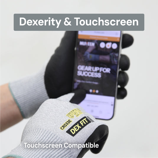 DEX FIT Cut Resistant Work Gloves A3 CR533E