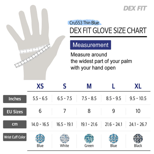 Level 5 Cut Resistant Gloves Cru553 Thin