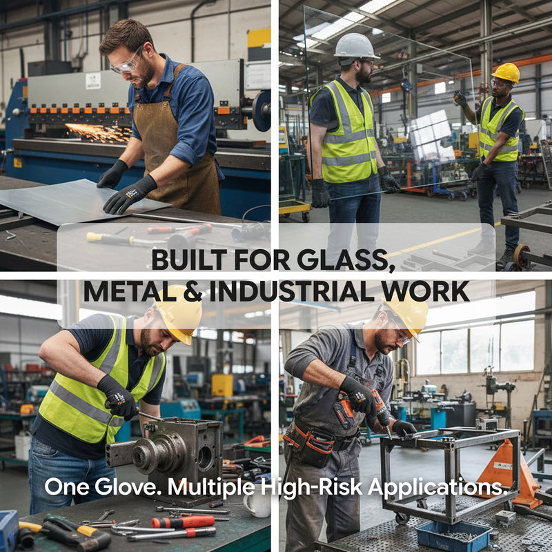 Load image into Gallery viewer, DEX FIT CRU953HE ANSI A9 Cut Resistant Work Gloves
