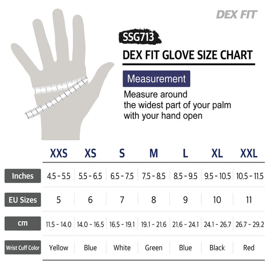 DEX FIT Level 7 Cut Resistant Gloves SSG713 - Steel Fiber Protection