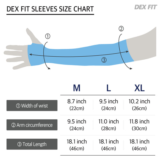 DEX FIT SSG913 ANSI A9 Cut Resistant Sleeves with Thumb Hole