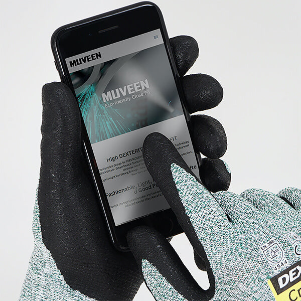 Level 5 Cut Resistant Gloves Cru553 - MUVEEN DEX FIT