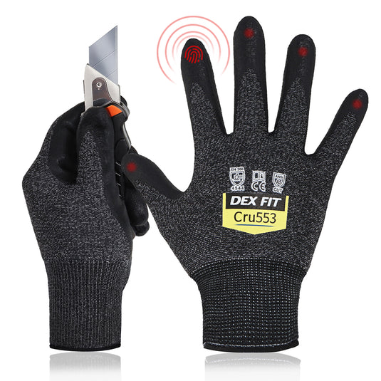 Level 5 Cut Resistant Gloves Cru553 12 Pairs