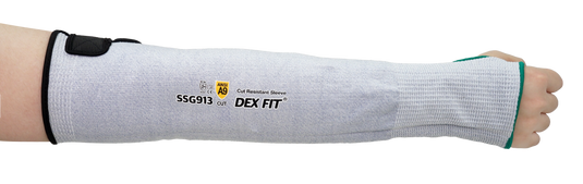 DEX FIT SSG913 ANSI A9 Cut Resistant Sleeves with Thumb Hole