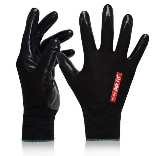 Gorilla Grip Non-Slip Heat Resistant Gloves, Nitrile Coated - Medium
