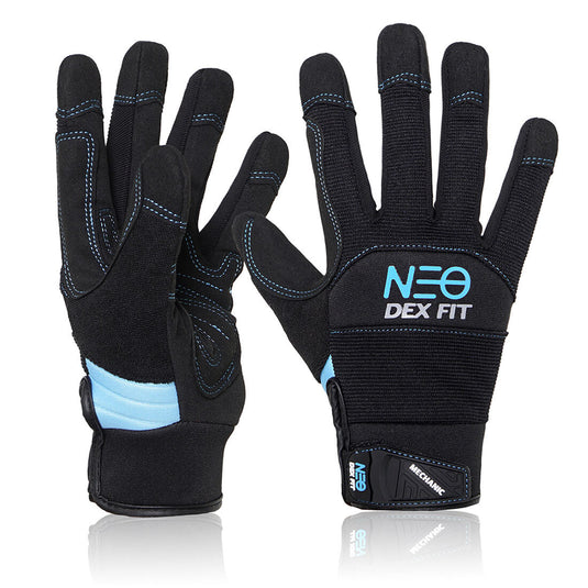 Dex Fit Mechanic Gloves MG310 Premium - Black, Men's, Size: Medium