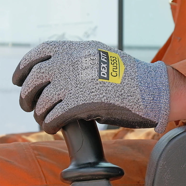 Level 5 Cut Resistant Gloves Cru553 MUVEEN DEX FIT